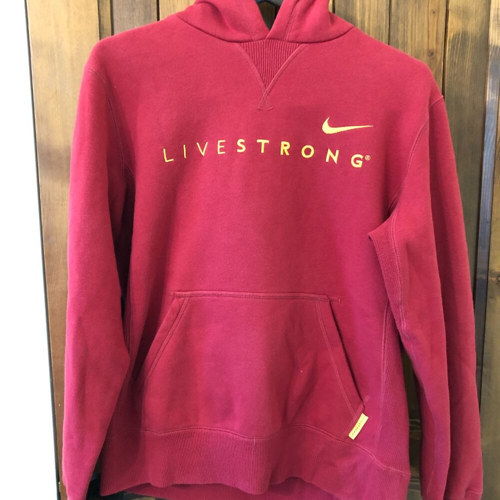 Vintage Livestrong Nike Hoodie - Picture 2 of 5